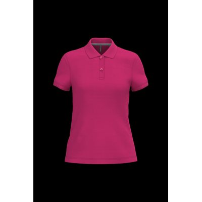 Polo manga corta mujer algodón Fuchsia 3Xl