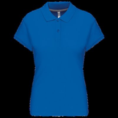 Polo manga corta mujer algodón Light Royal Blue XXL