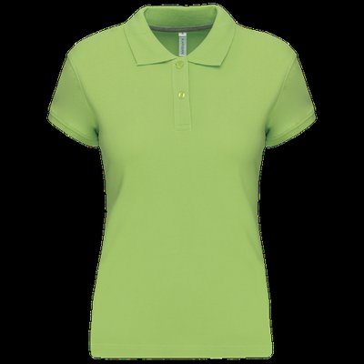 Polo manga corta mujer algodón Lime L