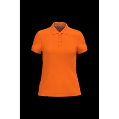 Polo manga corta mujer algodón Orange M