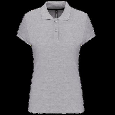 Polo manga corta mujer algodón Oxford Grey 3XL