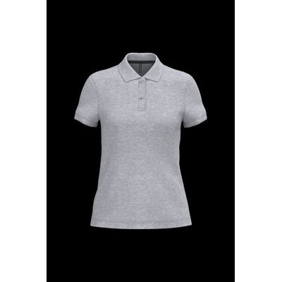 Polo manga corta mujer algodón Oxford Grey L