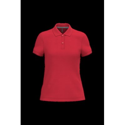 Polo manga corta mujer algodón Red L