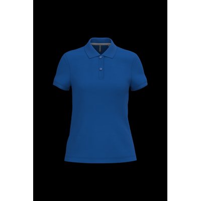 Polo manga corta mujer algodón Royal Blue S