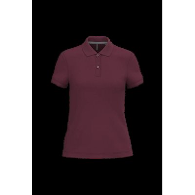 Polo manga corta mujer algodón Wine 3Xl