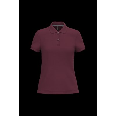 Polo manga corta mujer algodón Wine Xl