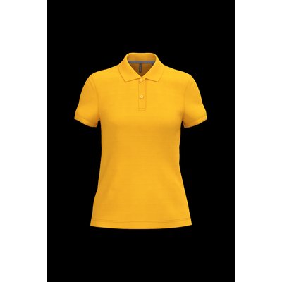 Polo manga corta mujer algodón Yellow 3Xl