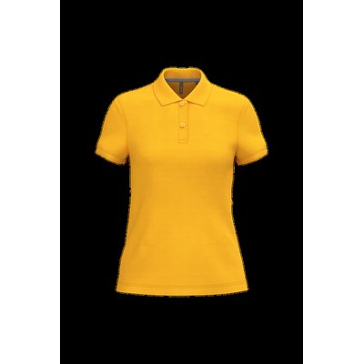 Polo manga corta mujer algodón Yellow M