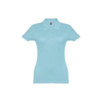 Polo Manga Corta de Mujer Azul Claro M