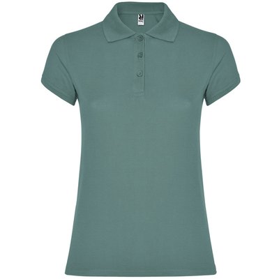 Polo Manga Corta Mujer Colores Azul Calma 3Xl