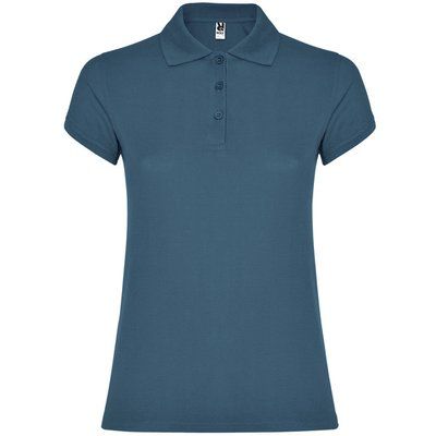 Polo Manga Corta Mujer Colores AZUL TORMENTA 2XL