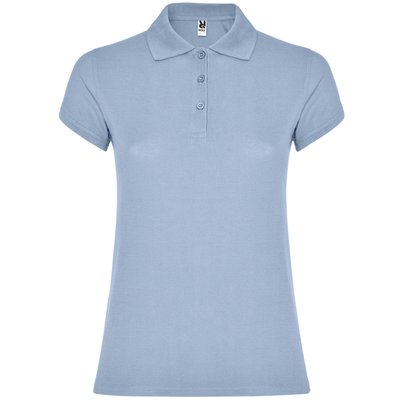 Polo Manga Corta Mujer Colores Azul Zen S