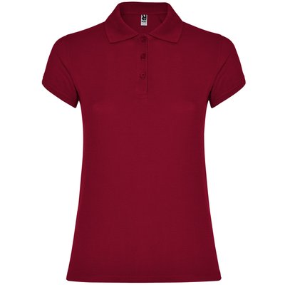 Polo Manga Corta Mujer Colores Granate S