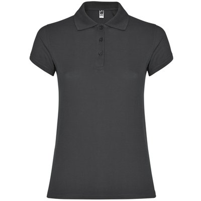 Polo Manga Corta Mujer Colores Plomo Oscuro S