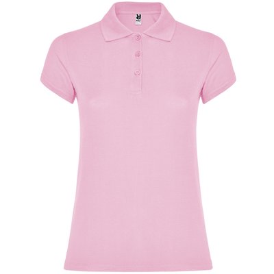 Polo Manga Corta Mujer Colores Rosa Claro S