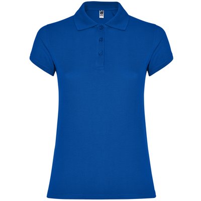 Polo Manga Corta Mujer Colores Royal L