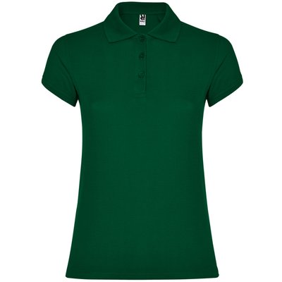 Polo Manga Corta Mujer Colores Verde Botella M
