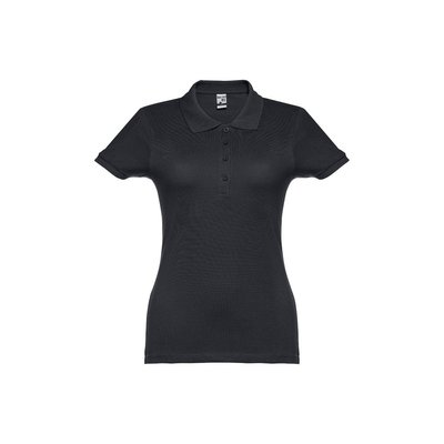 Polo Manga Corta de Mujer Negro S