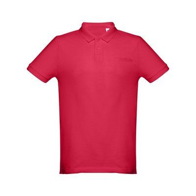 Polo Manga Corta Unisex Algodón Rojo XL