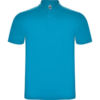 Polo de manga corta Unisex Turquesa S