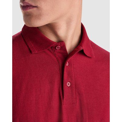 Polo Manga Larga con Cuello y Puños Acanalados