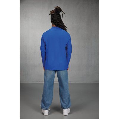 Polo manga larga hombre algodón