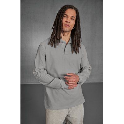 Polo manga larga hombre básico