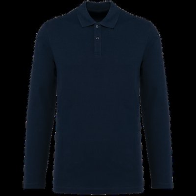 Polo manga larga hombre Deep Navy 4XL