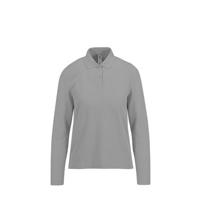 Polo manga larga mujer algodón Sport Grey Xs