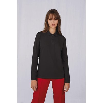 Polo manga larga mujer algodón