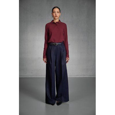 Polo manga larga mujer