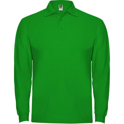 Polo Manga Larga con Puños VERDE GRASS 2XL