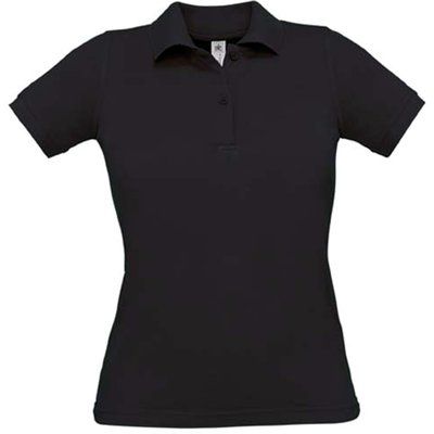 Polo mujer 100% algodón Black XL