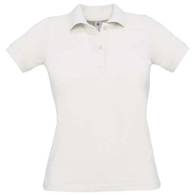 Polo mujer 100% algodón White L