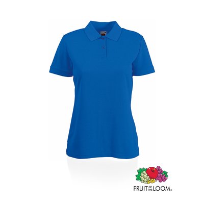 Polo de Mujer 180g Azul XS