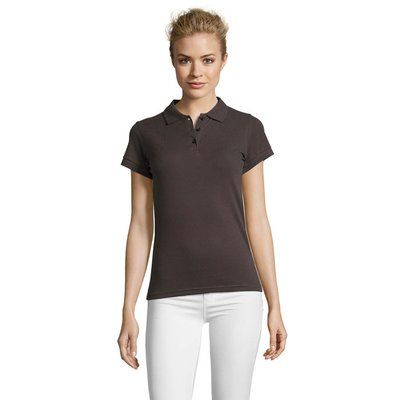 Polo Mujer Algodón 180g Gris Oscuro Xxl