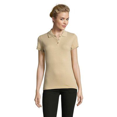 Polo Mujer Algodón 180g Sand L