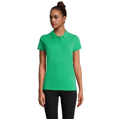 Polo Mujer Algodón 180g Verde Primavera 3Xl
