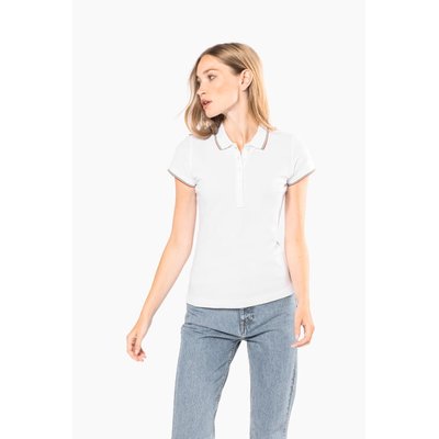 Polo mujer algodón con 5 botones