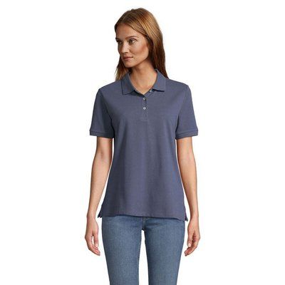 Polo mujer algodón corte cómodo Denim S