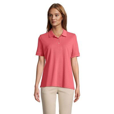 Polo mujer algodón corte cómodo Folk Pink Twin S