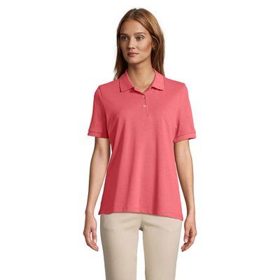 Polo mujer algodón corte cómodo Folk Pink Twin Xxl