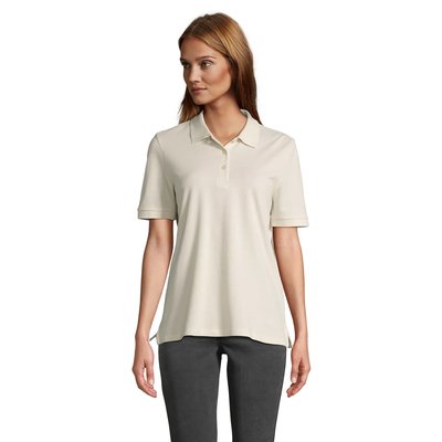 Polo mujer algodón corte cómodo Natural Xxl