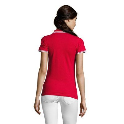 Polo Mujer de Algodón Detalles a Contraste