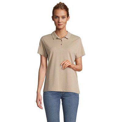 Polo mujer algodón manga corta Cuerda S