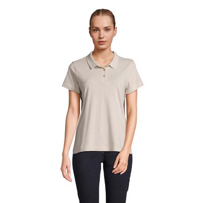 Polo mujer algodón manga corta Linen Twin M