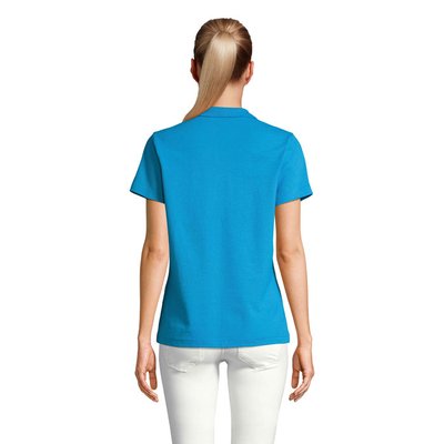 Polo mujer algodón manga corta