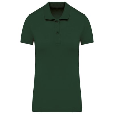 Polo de mujer de algodón orgánico Forest Green XXL