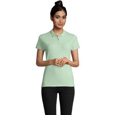 Polo Mujer Algodón Orgánico Frozen Green XL