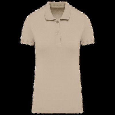 Polo de mujer de algodón orgánico Light Sand L